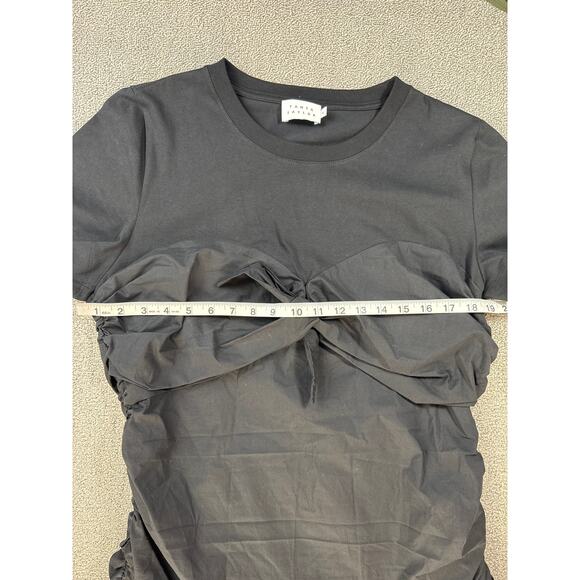 Tanya Taylor Dress Peyton Knot Mini Retro Black Size XL - Picture 10 of 15